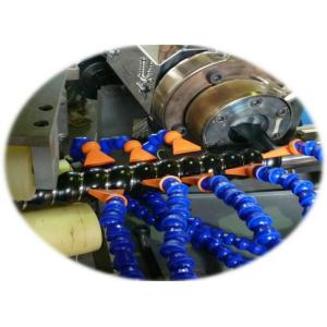 Hydraulic Protective Sleeve Plastic Extrusion Line , Sprial Hose Warp Pe Pipe