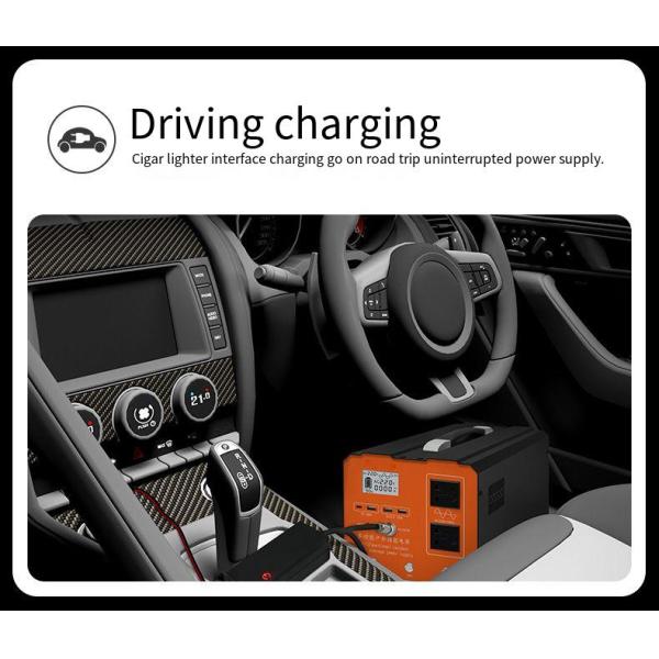 220V Portable Camping Power Station Self Driving 500W Fast Charging Energy Storage Battery