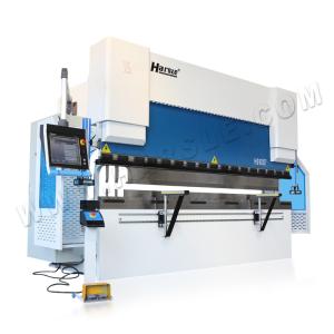 China HARSLE sheet metal hydraulic press brake machine with CNC system DA66T system on sale