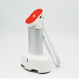 COMER Mobile Phone Display magnetic charging counter Stand With Alarm for retail