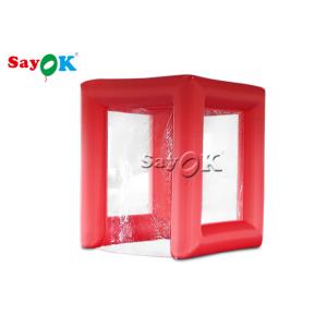 Red Inflatable Medical Disinfection Sterilization Channel For Emergency