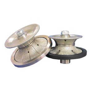 Vacuum Brazed Full Bullnose Diamond Profile Wheel