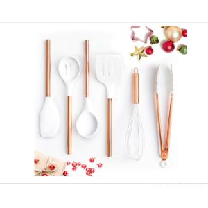 Quality White Silicone kitchen utensil sets Utensils for Modern Cooking for sale
