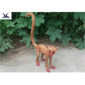 Playground Lifelike Simulated Animatronic Animal With Fur / Simulated Roar /