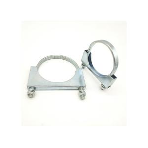 Multiple 2 1/2" Chrome Exhaust Saddle Clamp