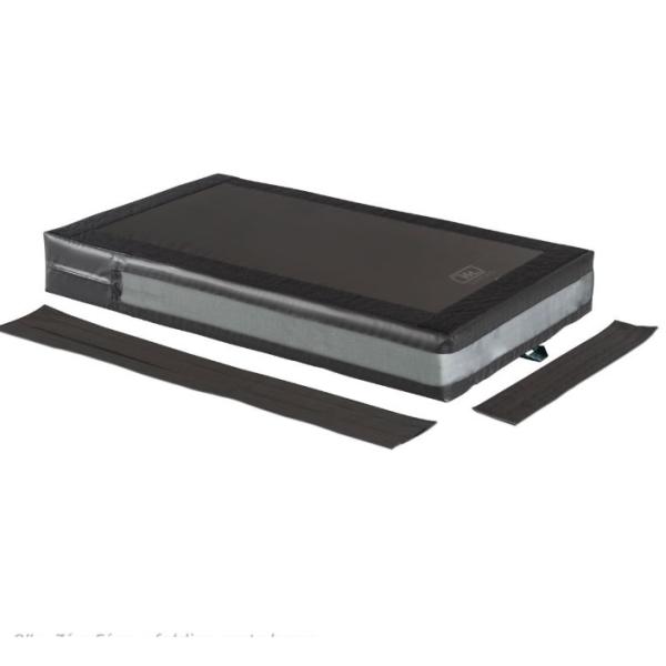 folding exercise mat 1000D PVC Black Household 8inch Gymnastics Landing Mats