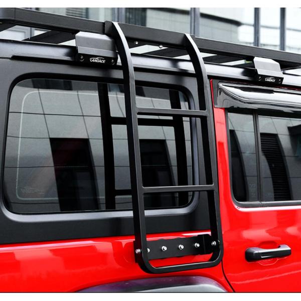 Convenient Installation Double Side Ladder Car Roof Ladder for Jeep Wrangler JK JL