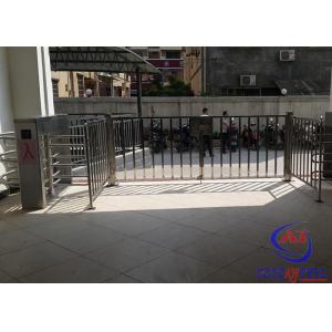 Single Access Fingerprint Automatic Full Height Turnstile With LED Indicator