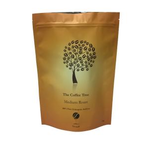 China Plastic  Matte Foil Coffee Bags Packaging Food Custom Printing With Valve on sale