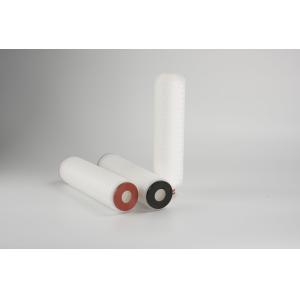 China Microelectronics 10 OD 68.5mm Pleated Filter Cartridge 0.4-0.7m2 Filtration Area on sale