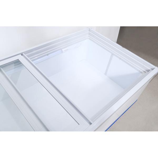 Restaurants Seafood Display Cooler Galvanized Plate Frozen Fish Freezer Displaying