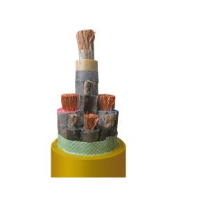 Copper Braiding Multicore Power Cable 3.6 / 6 KV With Monitoring Flexible Cores