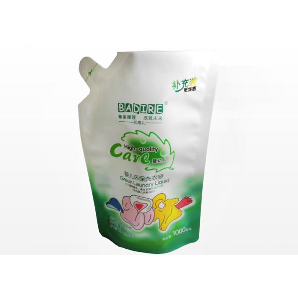 Buy Liquid Detergent Stand Up Pouch, 1000ml Sealable Laminated Plastic Bags at wholesale prices