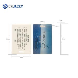 CR80 Clear Plastic Card Pocket OPP Soft For ID Card / ID Card Holder OPP Card