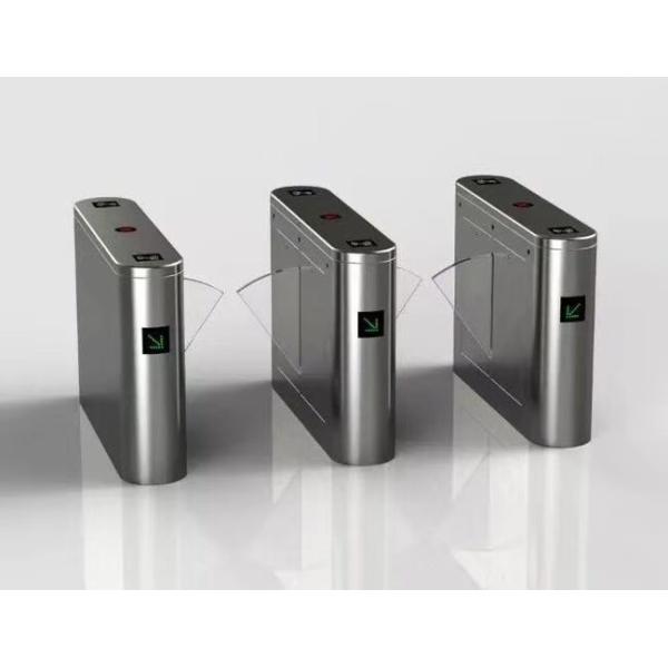 Buy Fast Speed Electronic CE Flap Barrier Turnstile Automatic Pedestrian Passage at wholesale prices