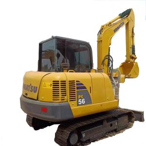 Quality 6 Ton Operating Weight Komatsu PC60 Mini Digger Crawler Excavator Used Year 2016 for sale