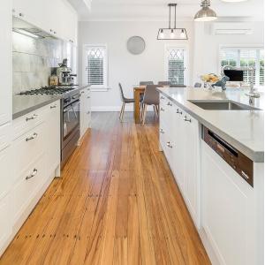 PVC Modern Lacquered Cabinets Island White Shaker Modular Textured Laminate