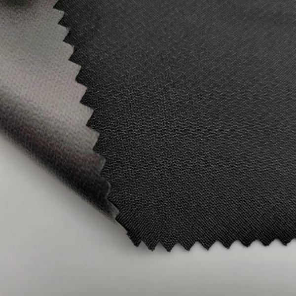 Printed 50Dx50D 100% Polyester Winter Jacket Fabric TPU Coated