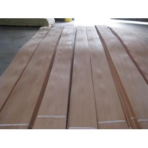 Sliced African Okoume Wood Veneer Sheet Crown/Quarter Cut