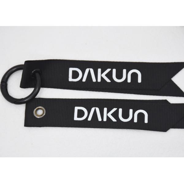 Microfiber Leather Key Lanyard OEKO Engraved Leather Keychain