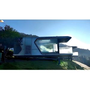 Versatile Modular Capsule House Steel Structure Prefab Capsule House Durable