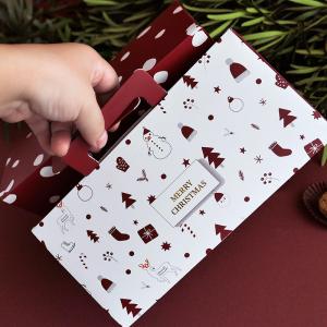 China 300gsm White Card Elegant Triangle Folding Paper Festive Gift Boxes on sale