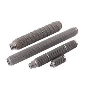 SS 304 316 316L silver color stainless steel water mesh filter pleated filter