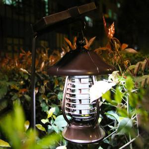 3W 6V 2000mah Solar Mosquito Lamp Garden Balconies Solar Powered Mosquito Killer