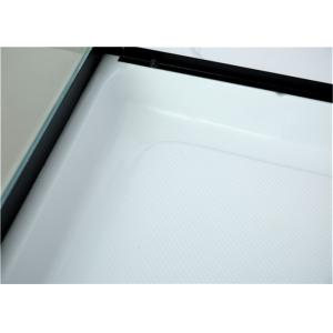 Shower Cabins White Acrylic ABS Tray 1600*1200*2150mm black aluminium