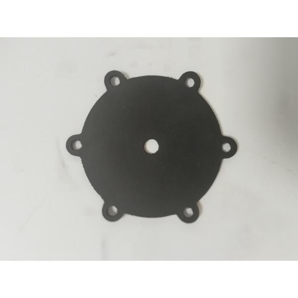 20C-80C Temperature Range Valve Rubber Diaphragm Low Compression Set Circular