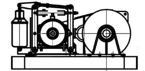 30 Ton Hydraulic Concrete Lifting Wire Rope Winch 20m/Min