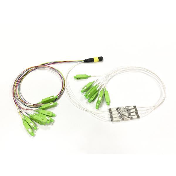Buy 16Cores  MPO Elite PLC Splitter  8cores MPO&8 Sca Coupler Splitter Hybrid Splitter For Data Center Service room at wholesale prices
