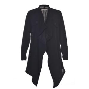 China Elegant Ladies Stylish Coats , Warm Asymmetrical Hem Coat Autumn Winter on sale