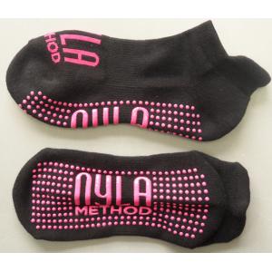 Soft Fabric Yoga Grip Socks Standard Thickness Avoid Injuries Average Size Fit