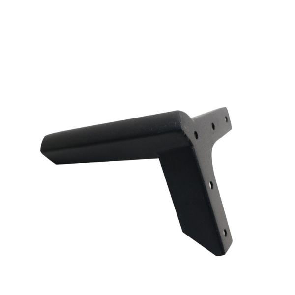 Iron Finishing Metal Sofa Legs Black Color Modern And Smooth Design