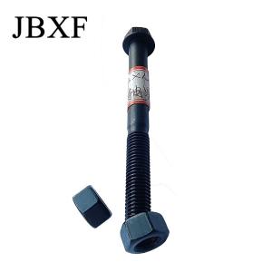 China M24*240 Steel Bucket Pin Bolts And Nuts Used For Excavator Metric Thread Type on sale