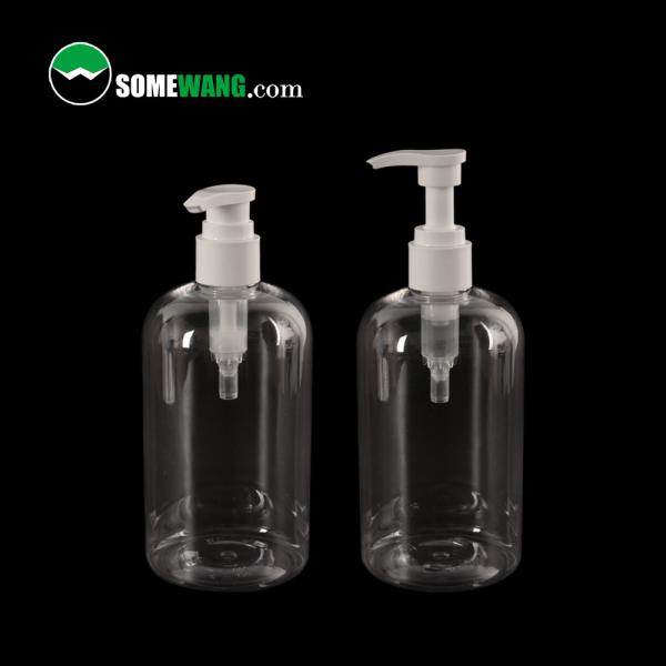100ml / 200ml / 500ml Shampoo Shower PET Plastic Bottle With Pump Sprayer Cosmetic Packaging
