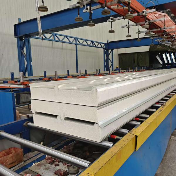Buy Customizable PU Roof Panel Polyurethane Sandwich Panel with Moisture Resistant and Sound Insulation for Cold Rooms at wholesale prices