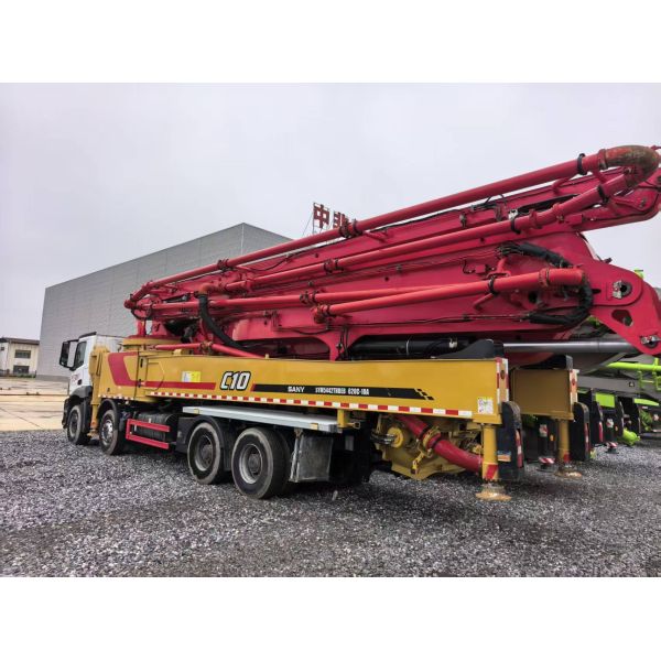 2021 Used SANY 62 Meter Truck Mounted Concrete Pump Truck with Meecedes Benz chassis construction machinery