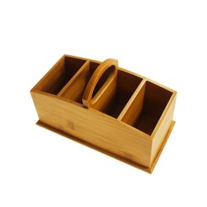 Functional Design Bamboo Multifunctional Desktop File Organizer With Pen Holder