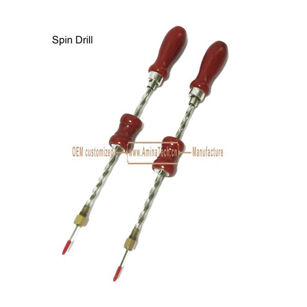 Spin Drill with Junior Tool Set for help to drill the board and complet the paint boar