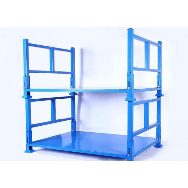 Buy Portable Stacking Nestainer Storage Racks For Fabric Roll Warehouse Storage at wholesale prices