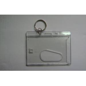 Personalized Cute Pvc Badge Holder / Customized Durable Name Badge Holders