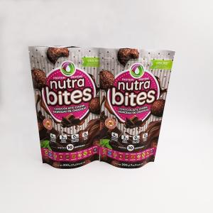 Biodegradable waterproof LDPE 3 sides seals slide custom printed k bags