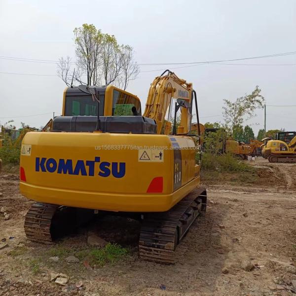 Original Komatsu PC110 Excavator with 0.6M³ Bucket Capacity and 11ton Operating Weight