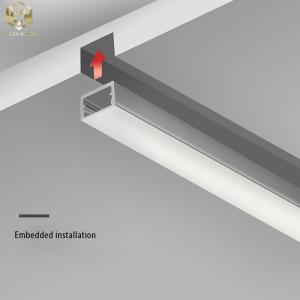 Concealed Led Strip Profile Aluminium Light Channel 3m Custom