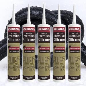 Quality Acetic RTV General Purpose Silicone Sealant For Glass Window for sale