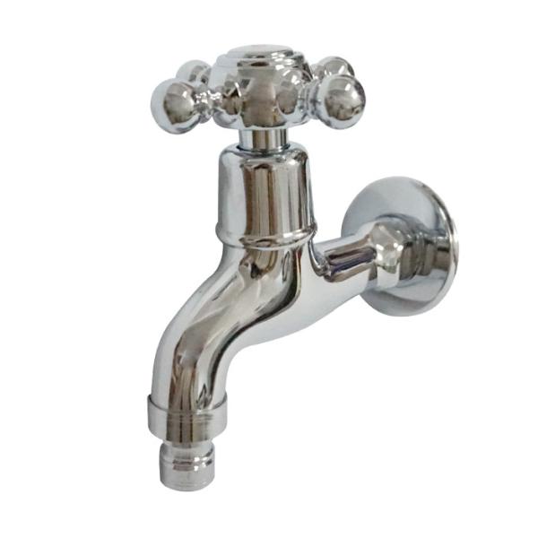 Antique Brass Bibcock 4point ODM Outdoor Faucet Garden Tap