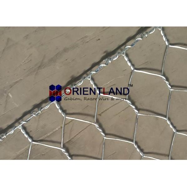Buy ISO Gabion Wire Mesh Galvanized Gabion Wall Mesh 2m * 1m * 0.5m Longlife at wholesale prices