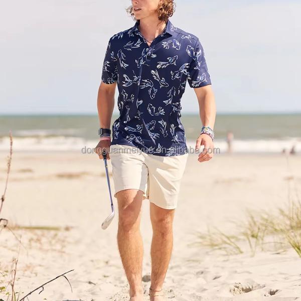 Custom Pint Logo Hip Great High-quality Lightweight Trendy Breathable Rugby Novelty Shirts Lightweight Vintage Golf Polo Shirt